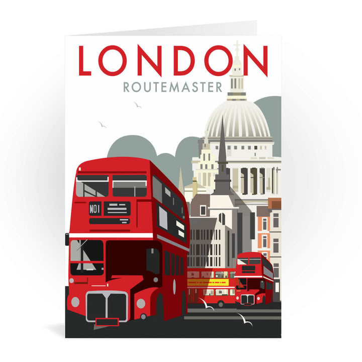 London Routemaster Greeting Card 7x5