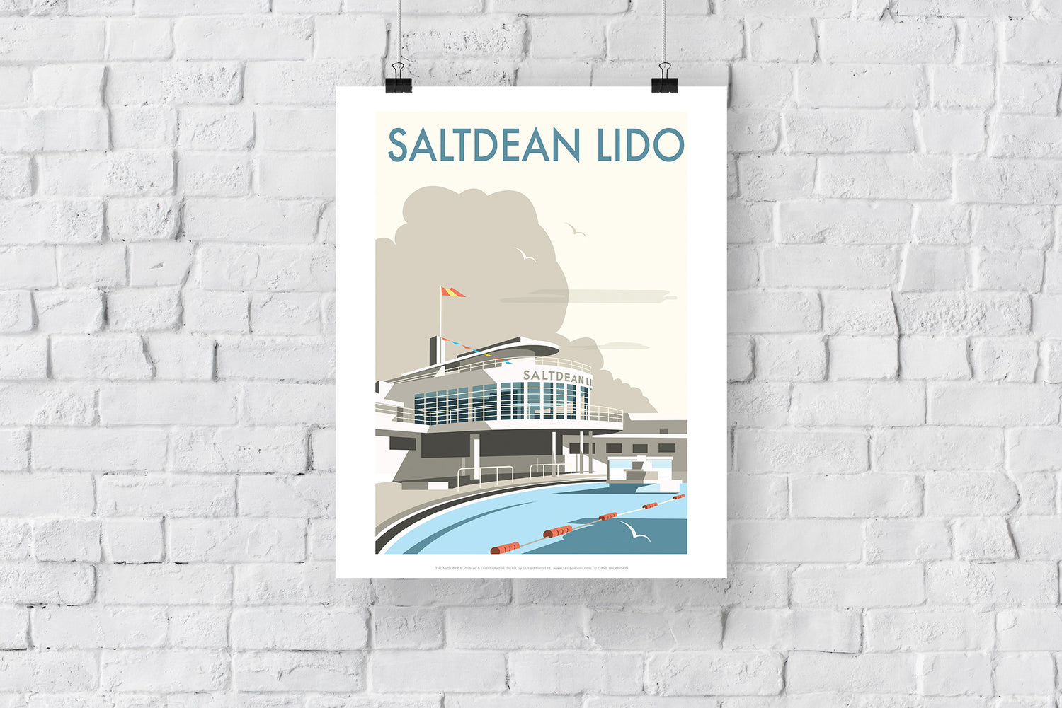 Saltdean Lido, Brighton and Hove - Art Print