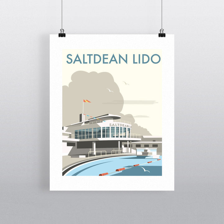 Saltdean Lido, Brighton and Hove Fine Art Print
