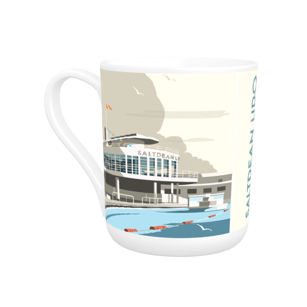 Saltdean Lido, Brighton and Hove Bone China Mug