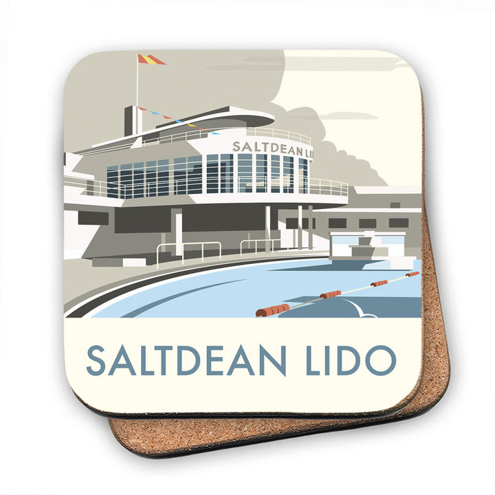Saltdean Lido, Brighton and Hove MDF Coaster
