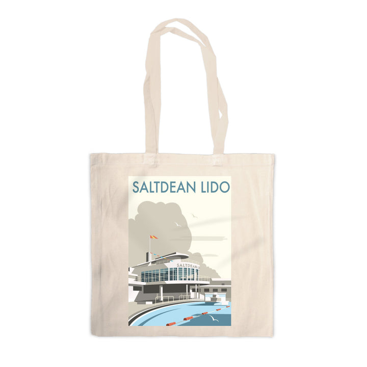 Saltdean Lido, Brighton and Hove Canvas Tote Bag