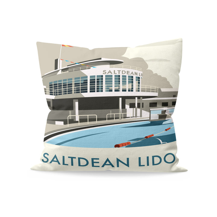 Saltdean Lido, Brighton and Hove Fibre Filled Cushion