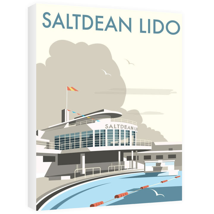 Saltdean Lido, Brighton and Hove Canvas