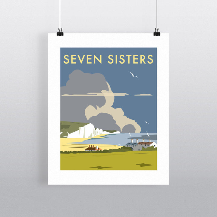The Seven Sisters, South Downs Fine Art Print