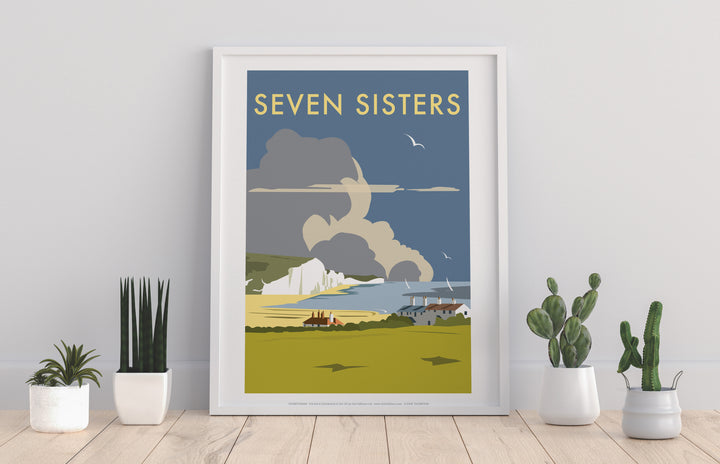 The Seven Sisters, South Downs - Art Print