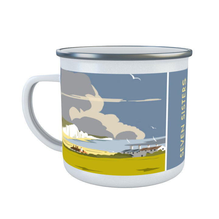 The Seven Sisters, South Downs Enamel Mug