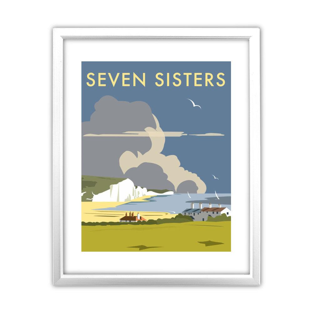 The Seven Sisters, South Downs - Art Print