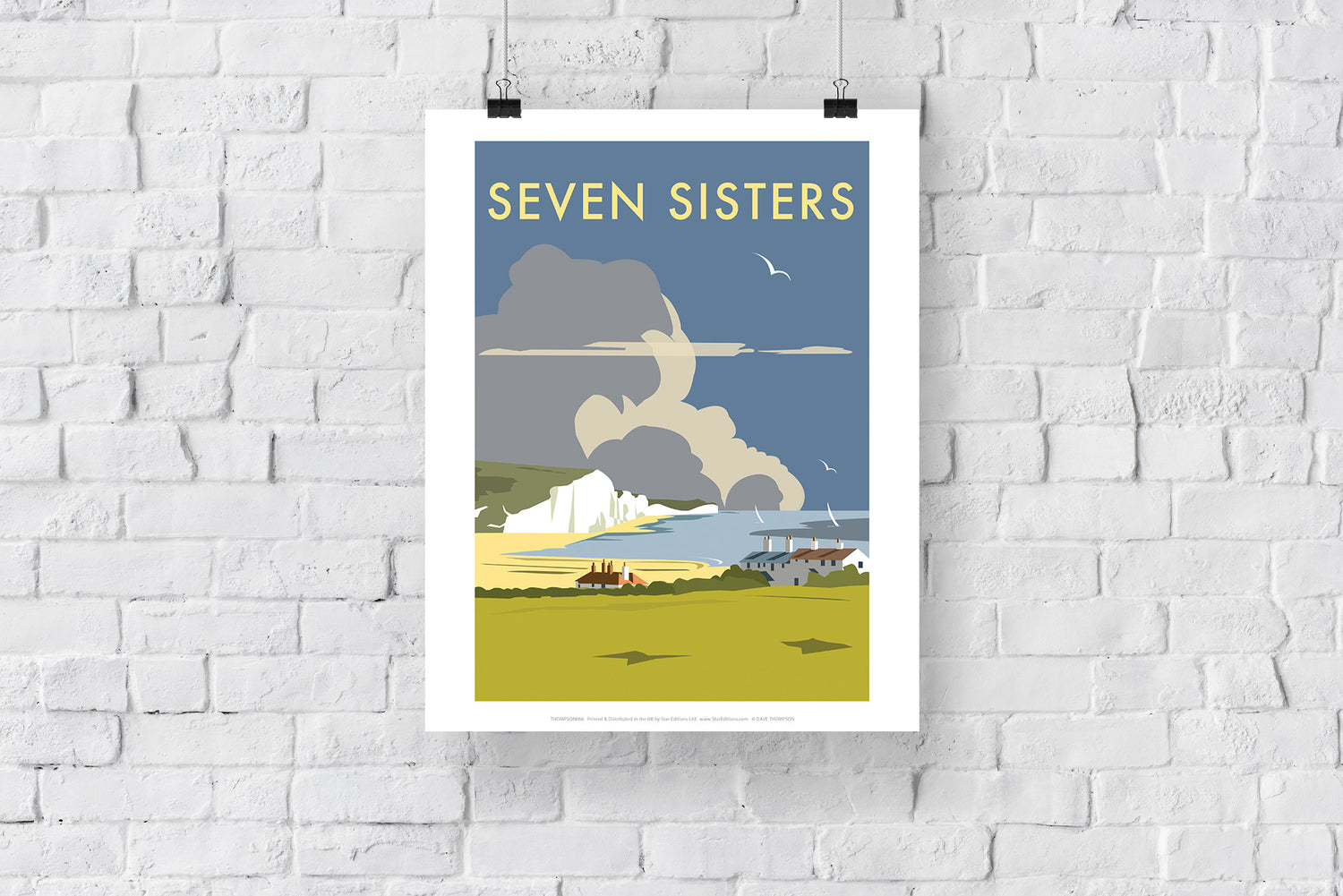 The Seven Sisters, South Downs - Art Print