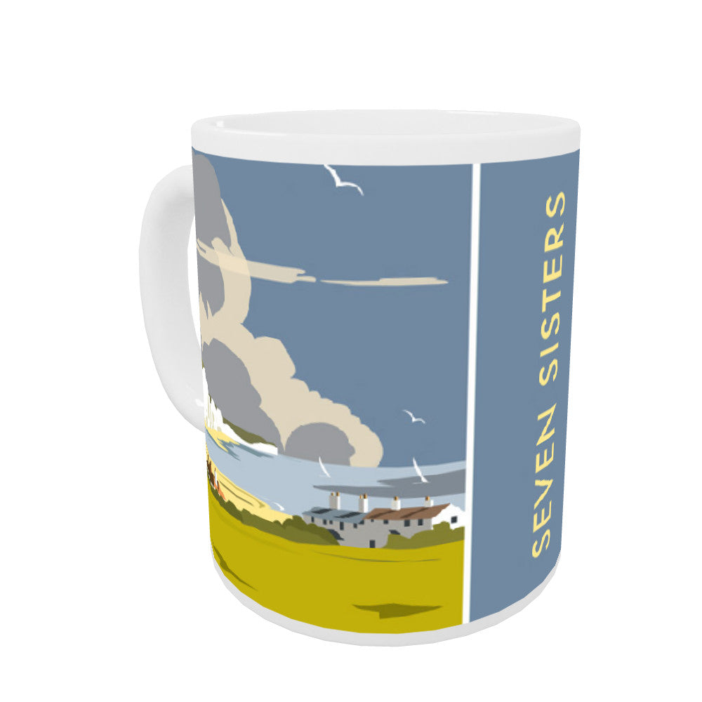 The Seven Sisters, South Downs Coloured Insert Mug