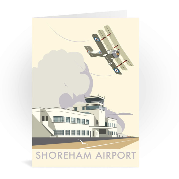 Shoreham Airport, West Sussex Greeting Card 7x5