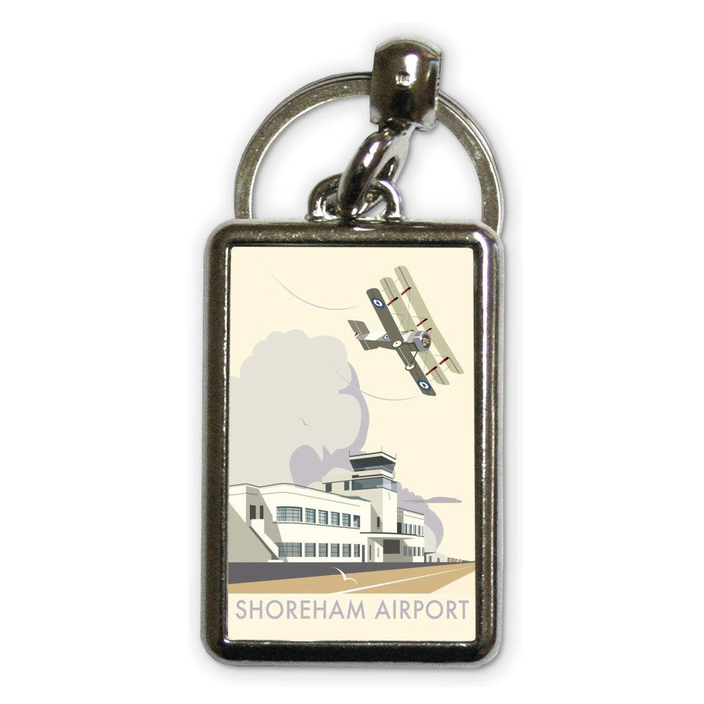 Shoreham Airport, West Sussex Metal Keyring