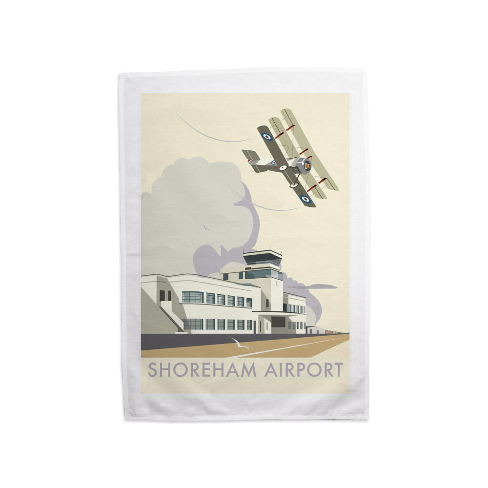 Shoreham Airport, West Sussex Tea Towel