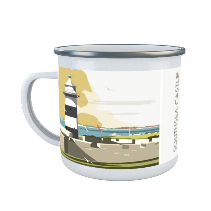 Southsea Castle, Portsmouth Enamel Mug