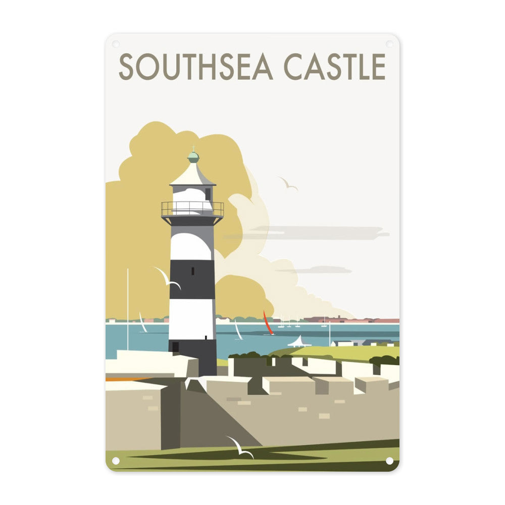 Southsea Castle, Portsmouth Metal Sign