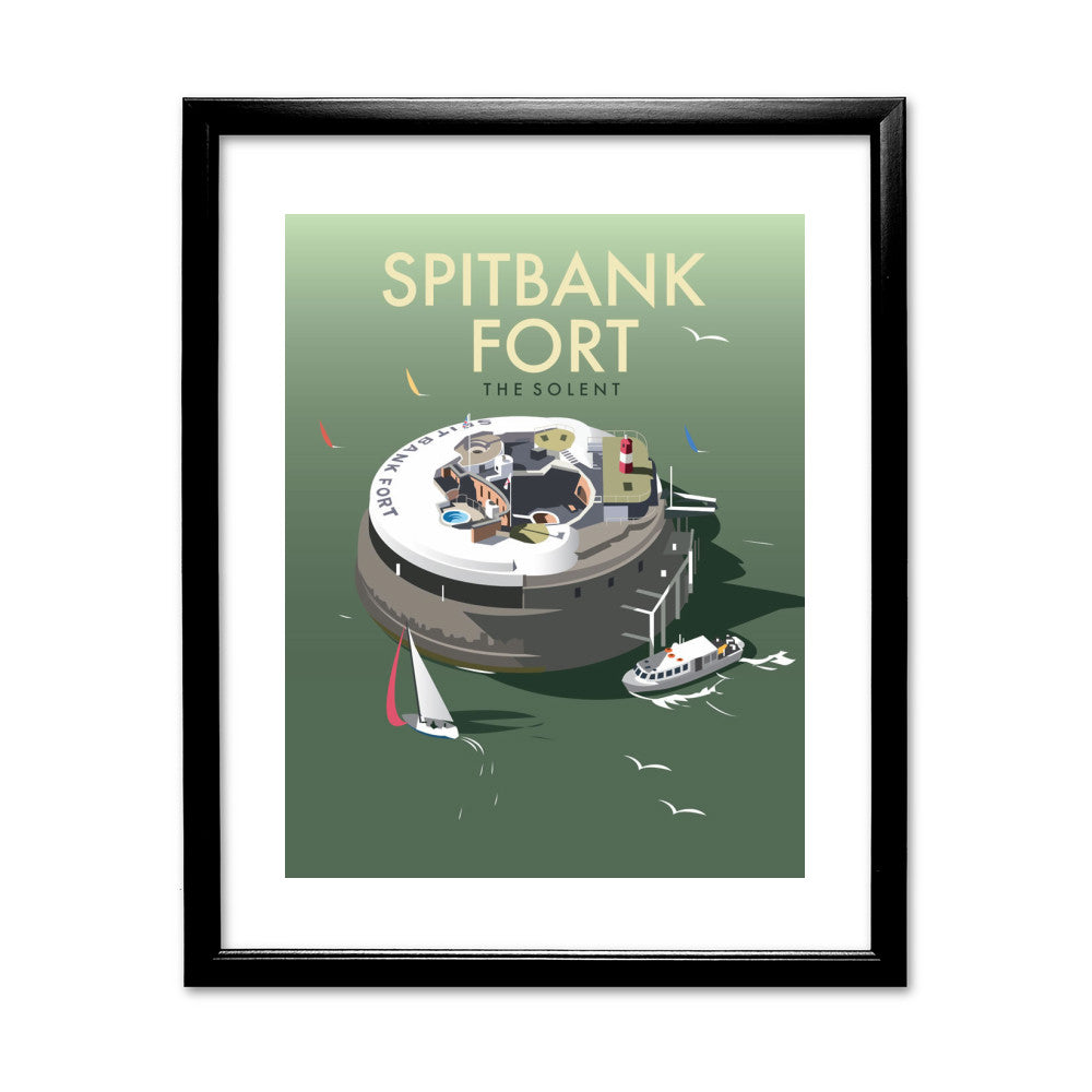 Spitbank Fort, The Solent - Art Print