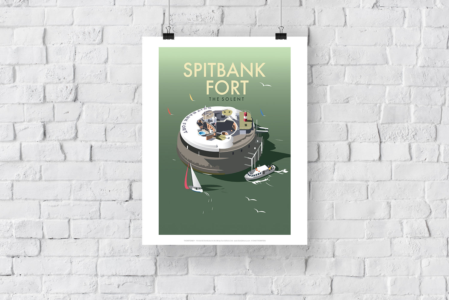 Spitbank Fort, The Solent - Art Print