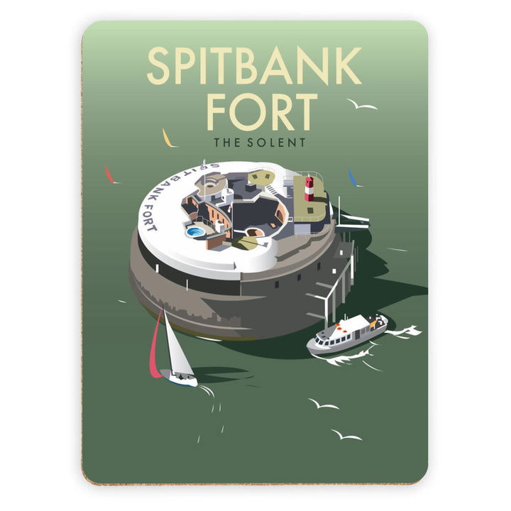 Spitbank Fort, The Solent Placemat
