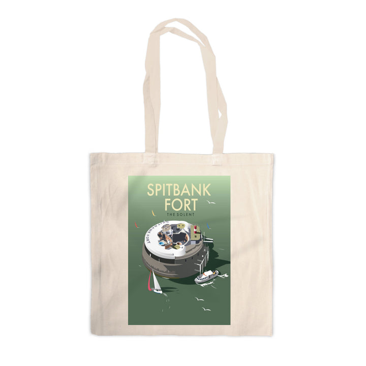 Spitbank Fort, The Solent Canvas Tote Bag