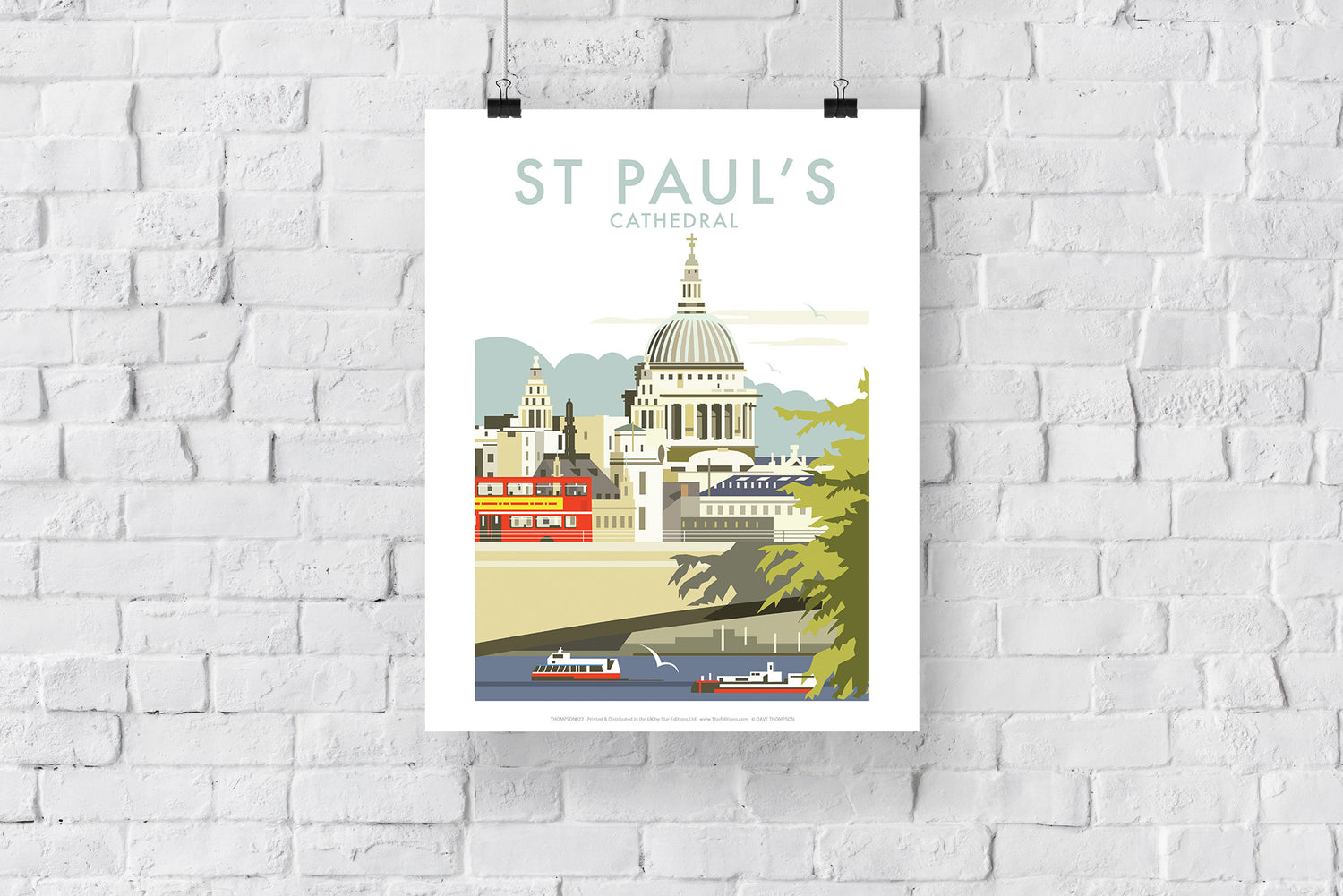 St Paul's Cathedral, London - Art Print