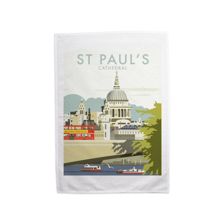St Paul's Cathedral, London Tea Towel