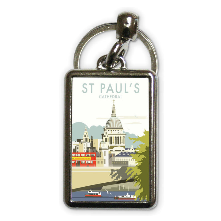 St Paul's Cathedral, London Metal Keyring