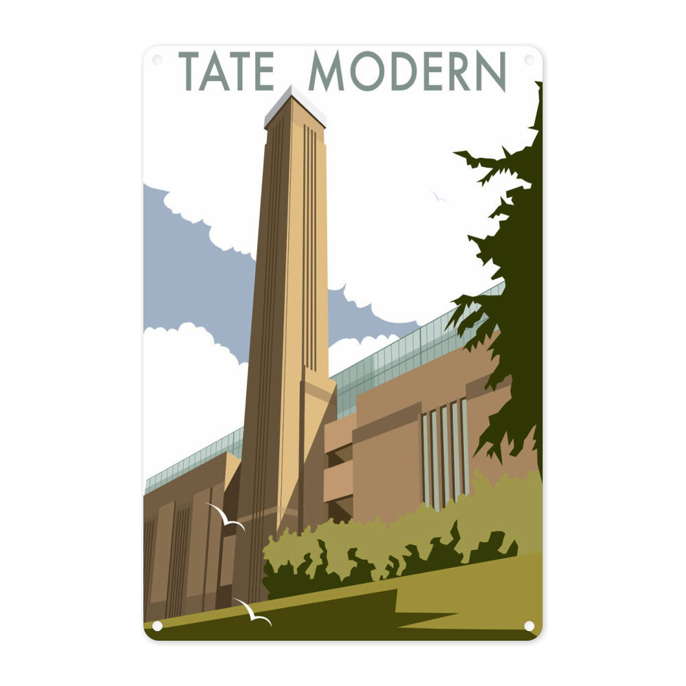 The Tate Modern, London - Metal Sign – Love Your Location