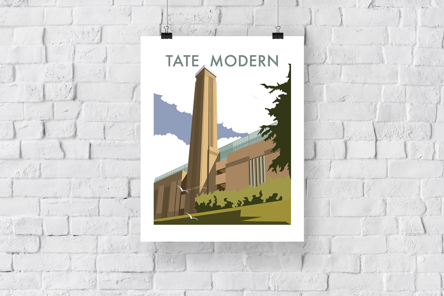 The Tate Modern, London - Art Print