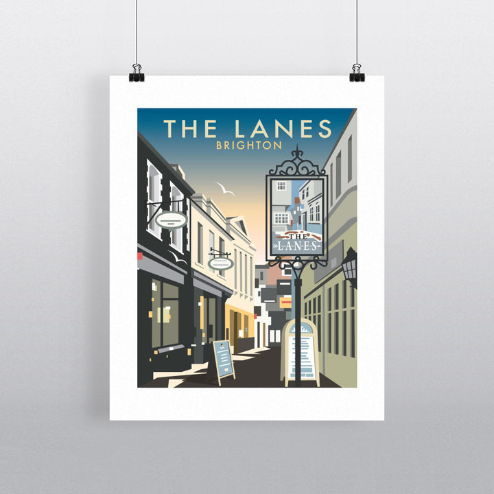 The Lanes, Brighton Fine Art Print