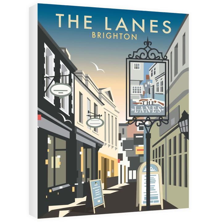 The Lanes, Brighton Canvas