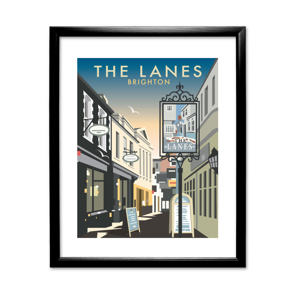 The Lanes, Brighton - Art Print