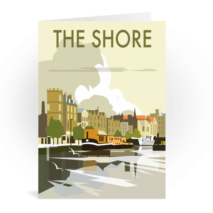 The Shore, Leith, Scotland Greeting Card 7x5