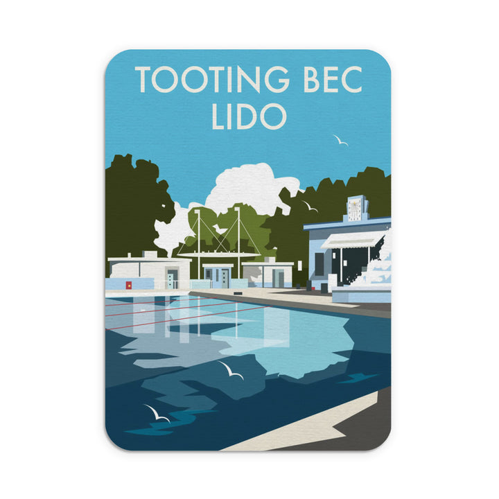 Tooting Bec Lido, London Mouse Mat
