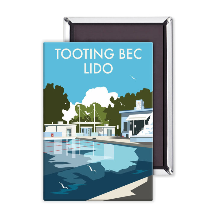 Tooting Bec Lido, London Magnet