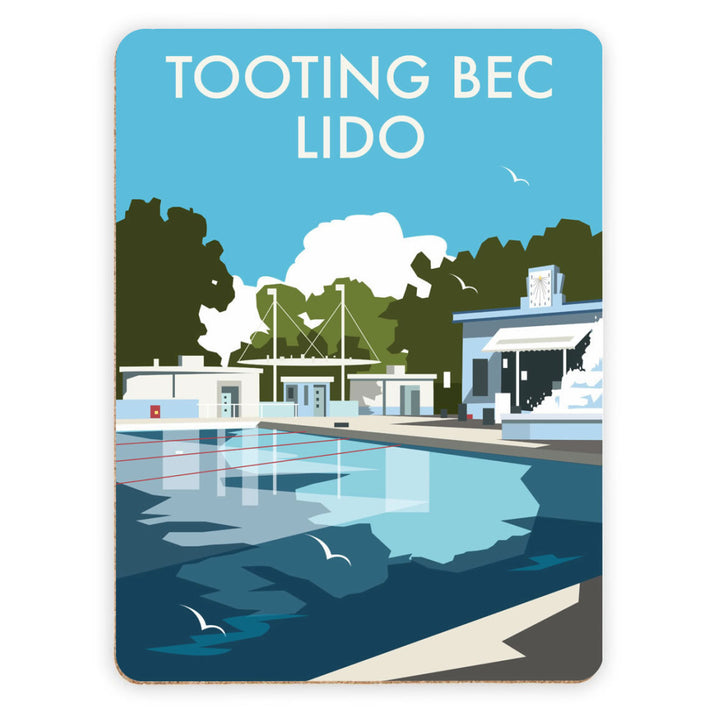 Tooting Bec Lido, London Placemat