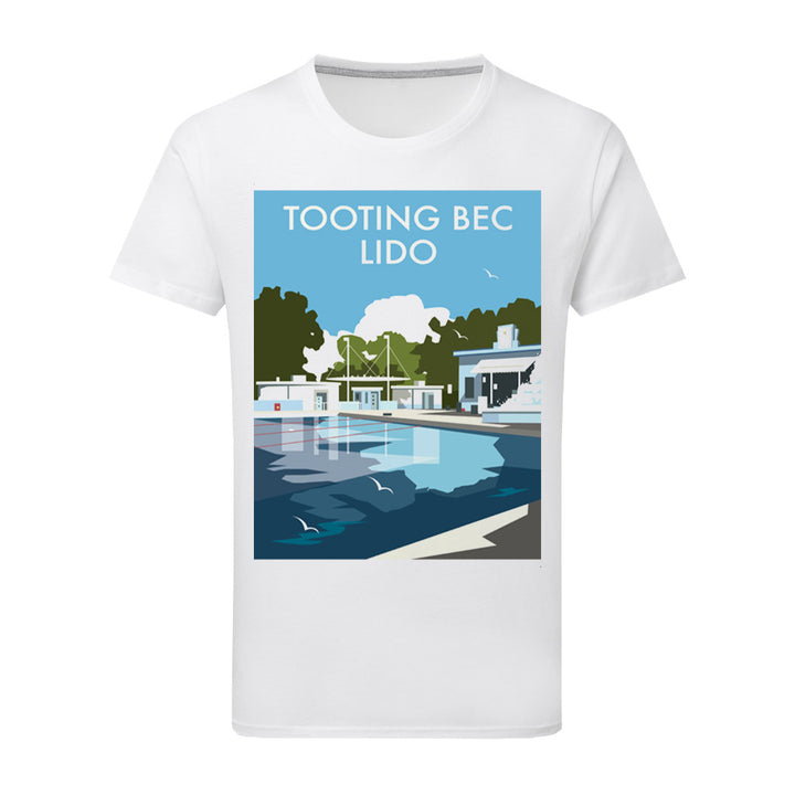 Tooting Bec Lido T-Shirt by Dave Thompson