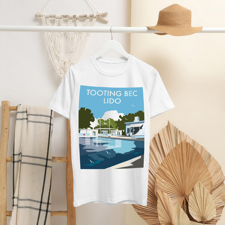 Tooting Bec Lido T-Shirt by Dave Thompson