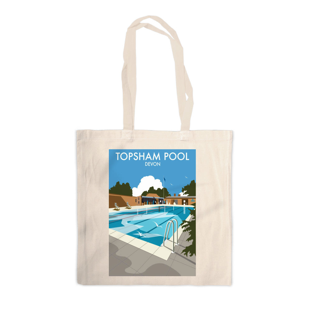 Topsham Pool, Devon Canvas Tote Bag