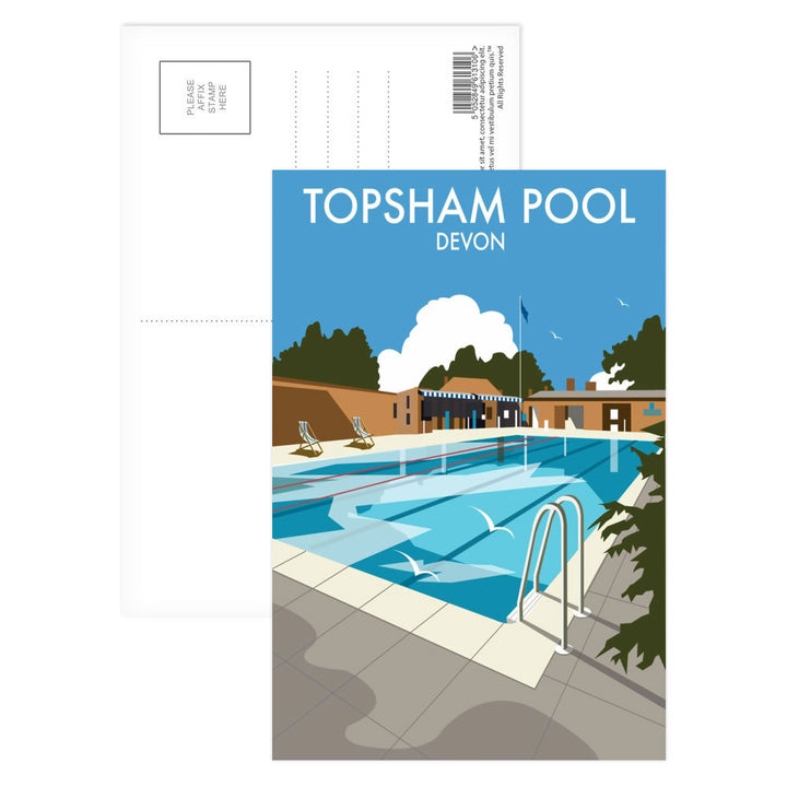 Topsham Pool, Devon Postcard Pack