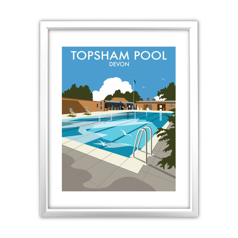 Topsham Pool, Devon - Art Print