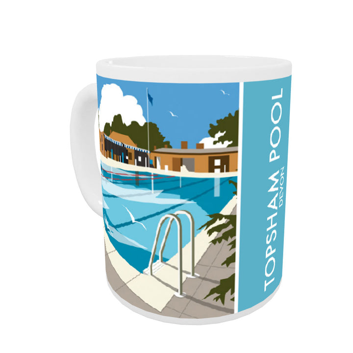 Topsham Pool, Devon Coloured Insert Mug