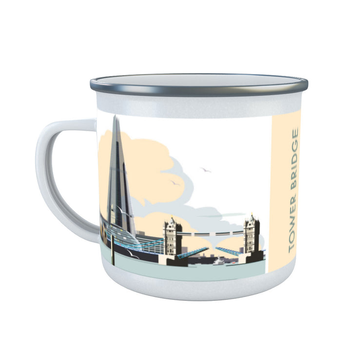 Tower Bridge and The Shard, London Enamel Mug