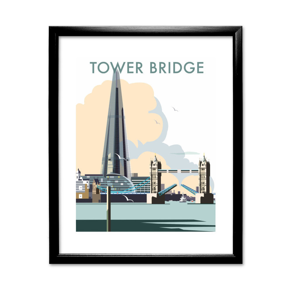 Tower Bridge and The Shard, London - Art Print