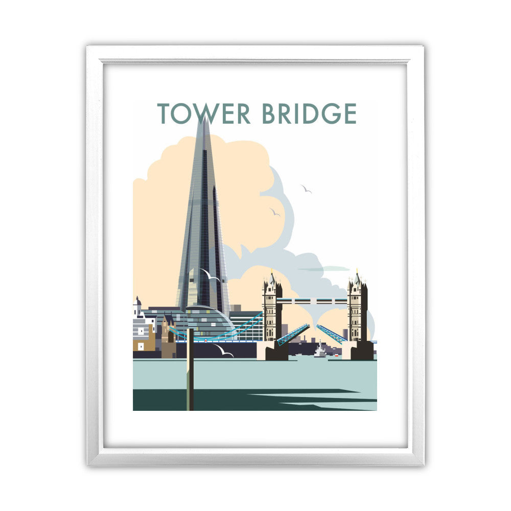 Tower Bridge and The Shard, London - Art Print