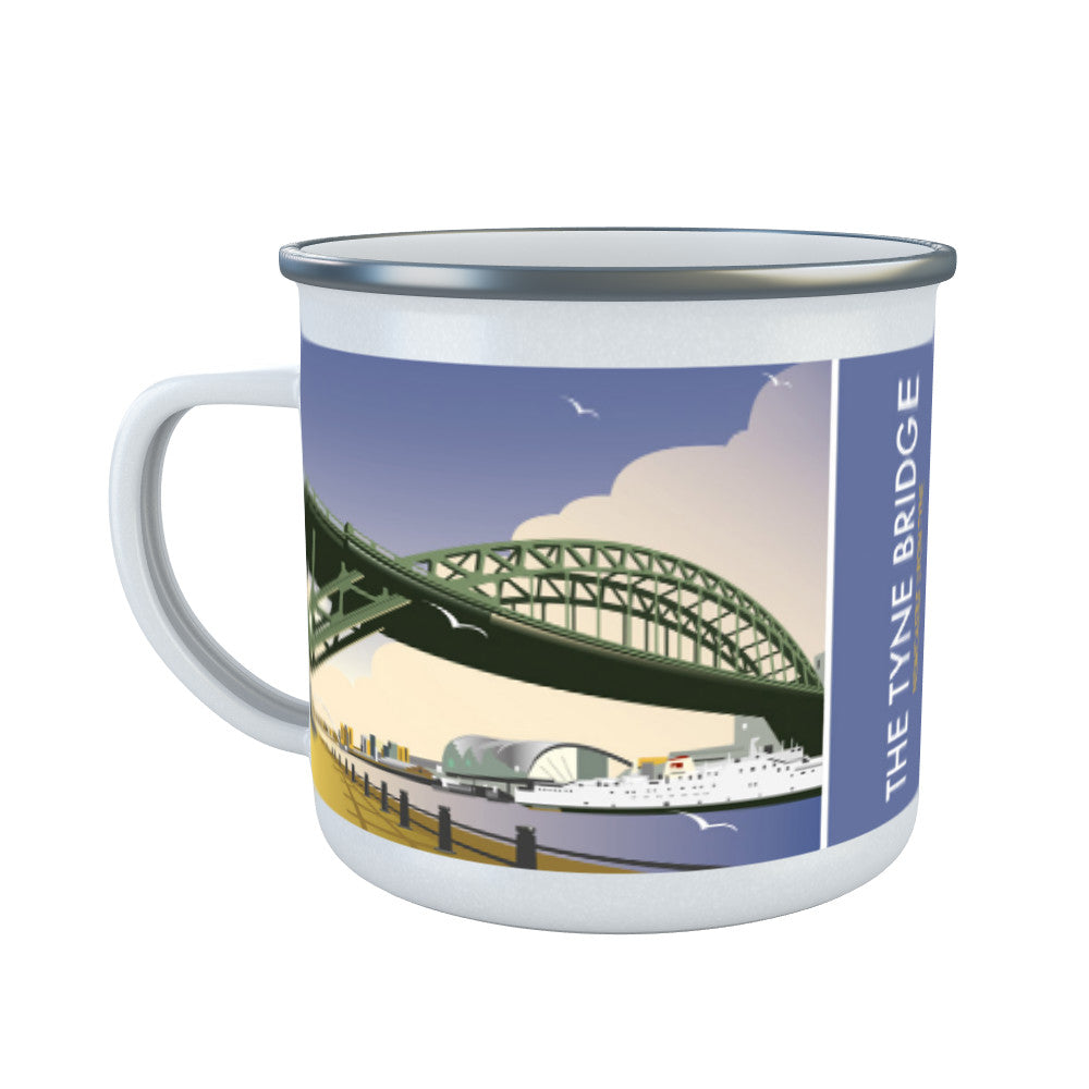 The Tyne Bridge, Newcastle Upon Tyne Enamel Mug