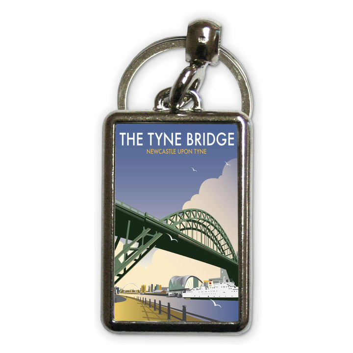 The Tyne Bridge, Newcastle Upon Tyne Metal Keyring