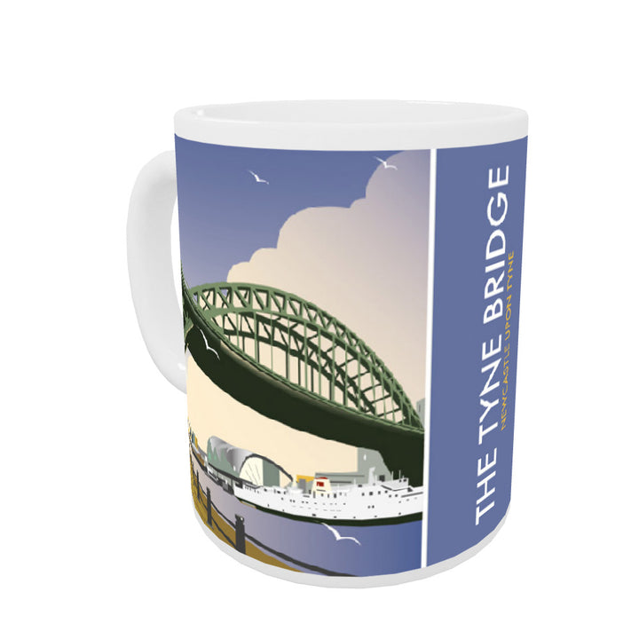 The Tyne Bridge, Newcastle Upon Tyne Coloured Insert Mug