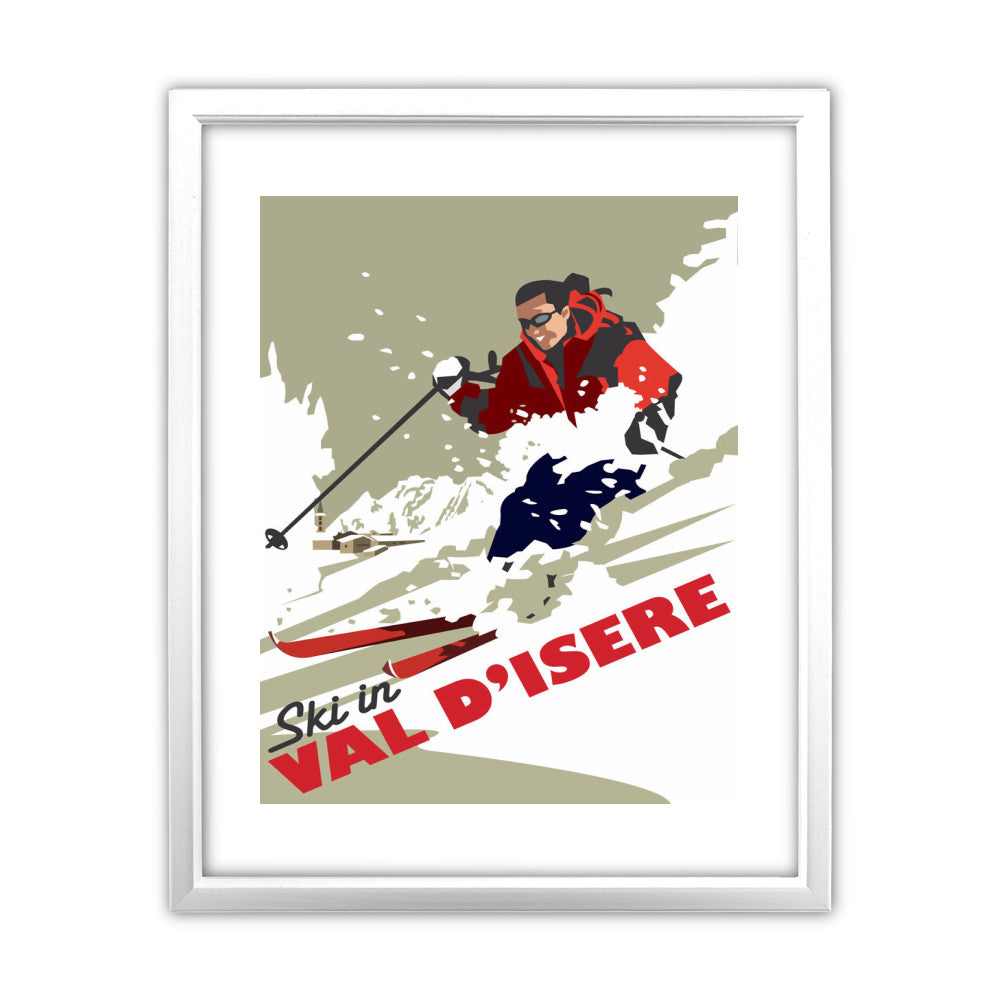 Ski in Val D'isere - Art Print