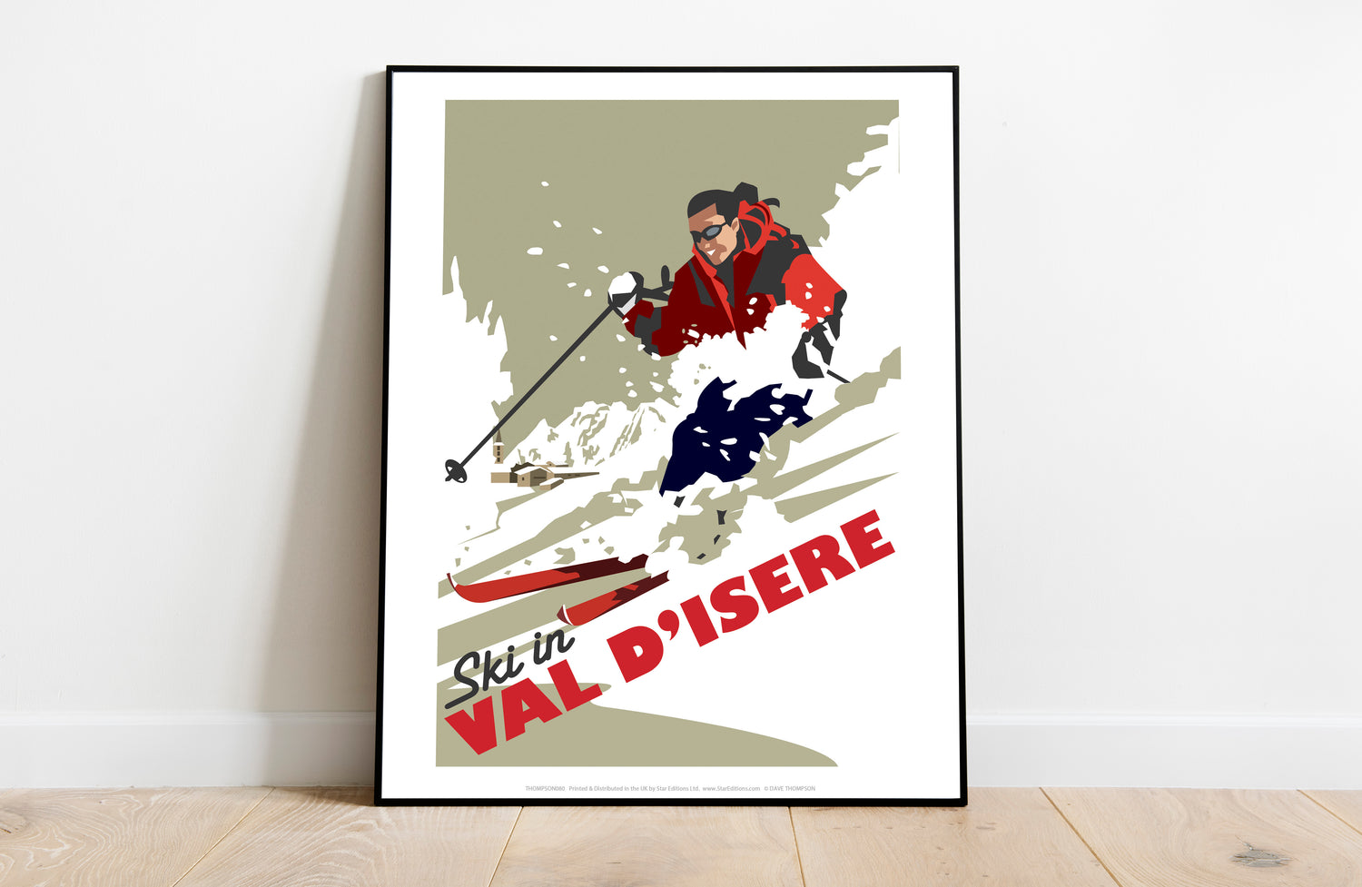 Ski in Val D'isere - Art Print