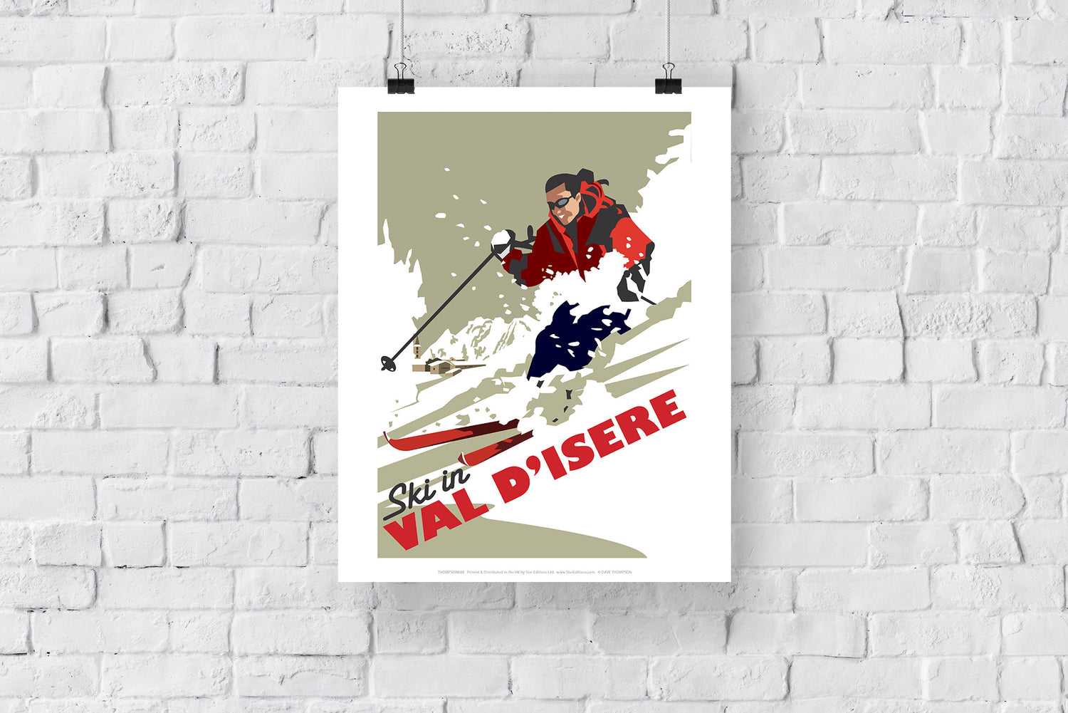 Ski in Val D'isere - Art Print